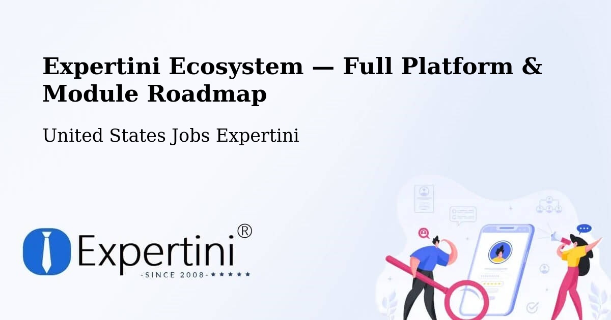 Expertini Ecosystem — Full Platform & Module Roadmap – Mcmurray